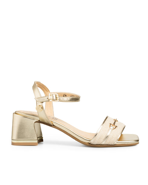Sandalia Oro Herraje 4783